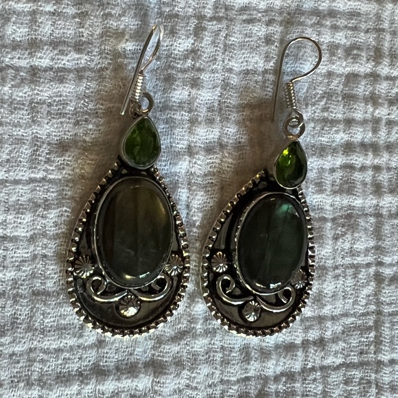 Labrodite Earrings - Picture 7 of 9